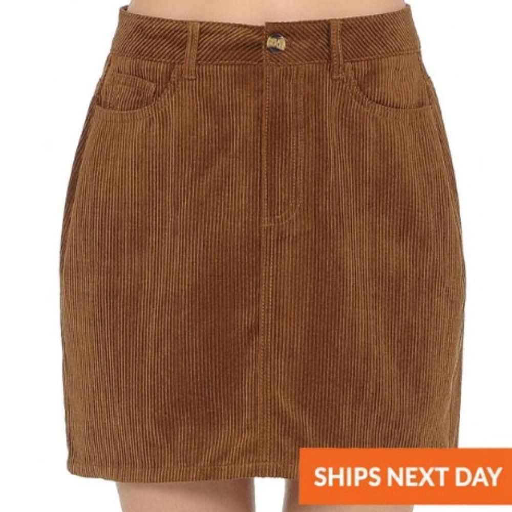 COPY - Corduroy Mini Skirt - Mini Skirt - Fall Skirt - Corduroy Skirt - Trendy …